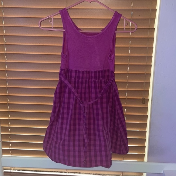 Purple checker Cherokee dress girls size 6 - Picture 2 of 5